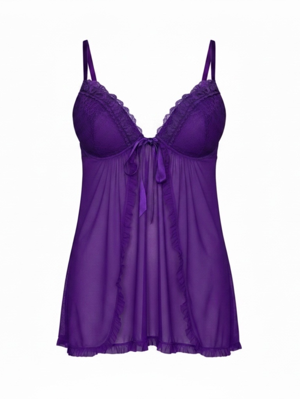 La Vie En Rose Purple Lingerie Size XL